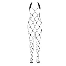 Бодистокинг в очень большую сетку Passion BS091 black, с доступом