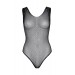 Боди Leg Avenue Rhinestone fishnet bodysuit Black OS