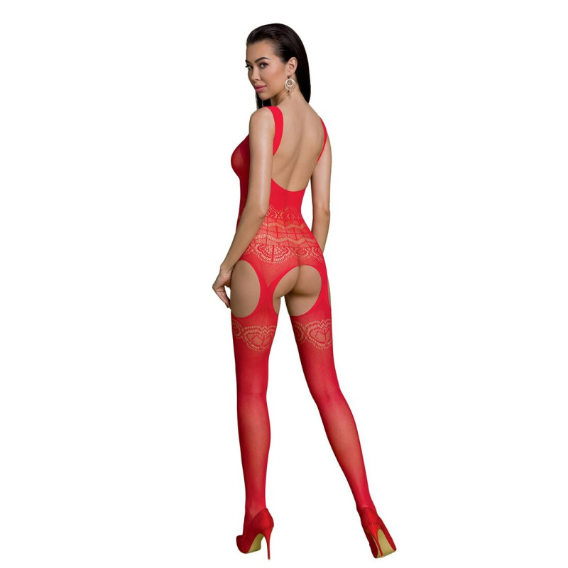 Бодистокинг Passion ECO BS005 red, плотный, открытый доступ Бодистокинг Passion ECO BS005 red, плотный, открытый доступ