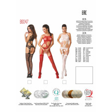 Бодистокинг Passion BS047 Красный S/M/L