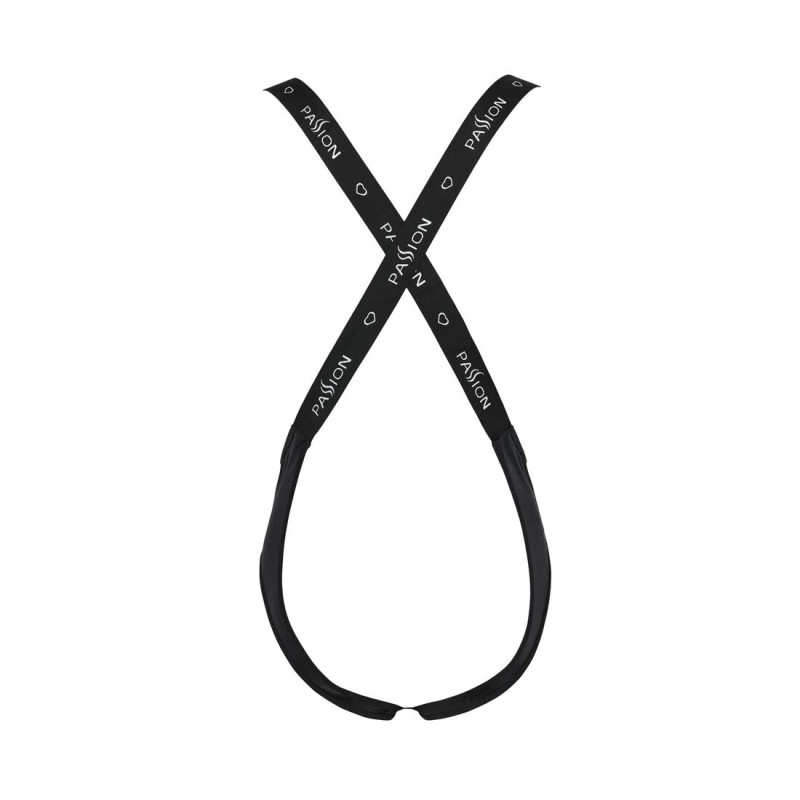 Мужское открытое боди Passion 027 Bruno Black XXL/XXXL Мужское открытое боди Passion 027 Bruno Black XXL/XXXL