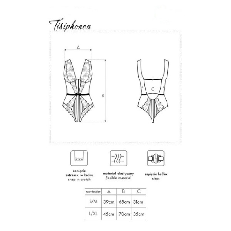 Боди Livia Corsetti Fashion Tisiphonea Черное S/M Боди Livia Corsetti Fashion Tisiphonea Черное S/M