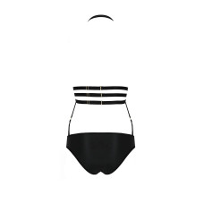 Боди монокини Passion под латекс LAMIS BODY Черное L/XL