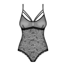 Кружевное боди с доступом 818-TED-1 teddy черное S/M