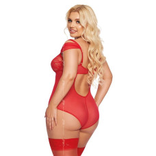 Боди SoftLine Dora Красное XL