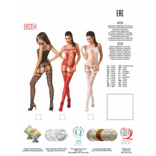 Бодістокінг Passion BS054 Червоний S/M/L