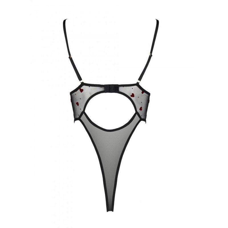 Эротический боди с рисунком Passion LOVELIA BODY black S/M Эротический боди с рисунком Passion LOVELIA BODY black S/M