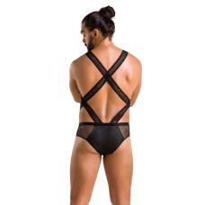 Мужское эротическое сетчатое боди Passion 045 Victor Black L/XL