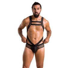 Мужское эротическое сетчатое боди Passion 045 Victor Black L/XL