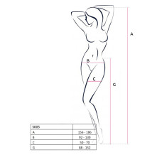 Эротические колготки Passion S005 Черные S/M/L