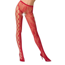 Эротические колготки Passion S008 Красные S/M/L
