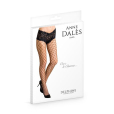 Чулки Anne De Ales DELPHINE T1 Черные