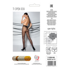 Колготки с открытым доступом Passion TIOPEN 009 black 5 (20 den)