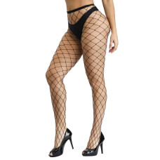Сексуальные колготки в очень большую сетку.
