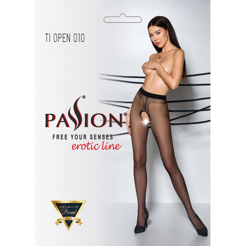 Колготки з відкритим доступом Passion TIOPEN 010 black 5 (20 den)