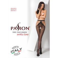 Эротические колготки Passion S001 Черные S/M/L