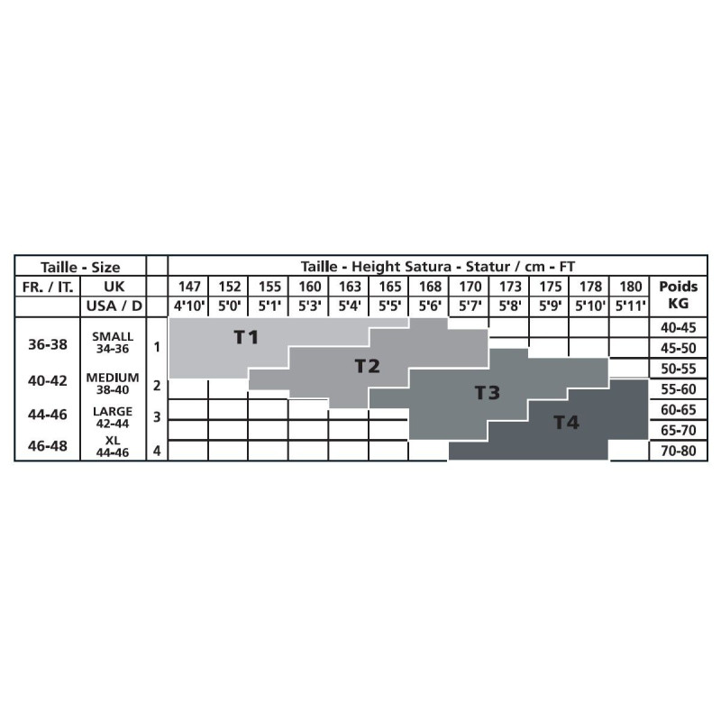 Чулки с поясом Anne De Ales LEA T1 Черные