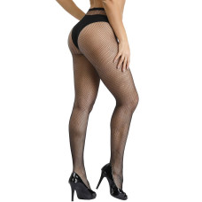 Колготки в мелкую сетку T-8000 Black
