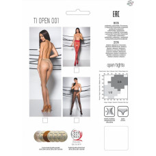 Еротичні колготки Passion TIOPEN 001 Чорні 3/4 20 den