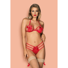 Комплект Obsessive Giftella Червоний S/M