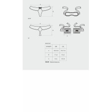 Комплект Obsessive Secred Красный L/XL