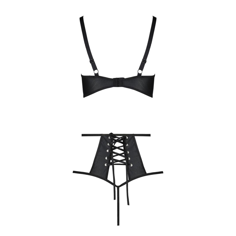 Комплект белья Passion TASMINA SET black XXL/XXXL Комплект белья Passion TASMINA SET black XXL/XXXL