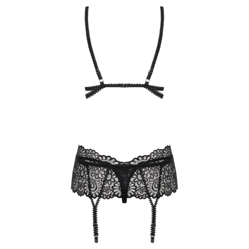 Комплект Obsessive Mixty Чорний L/XL Комплект Obsessive Mixty Чорний L/XL