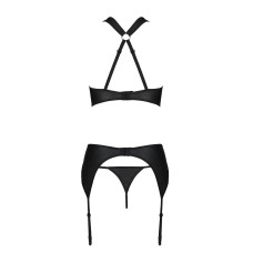 Набор сетчатый с узором Passion Hima Set black XXL/XXXL