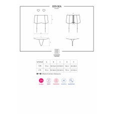 Комплект Obsessive 839-SEA-1 Черный L/XL