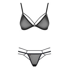 Комплект Obsessive 875-SET-1 Чорний S/M