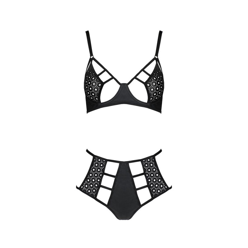 Комплект белья Passion TASMINA SET black XXL/XXXL Комплект белья Passion TASMINA SET black XXL/XXXL