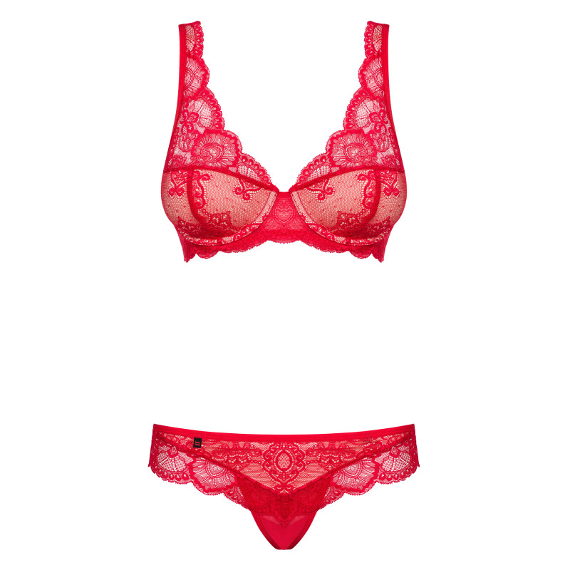 Комплект Obsessive 853-SET-3 Красный S/M