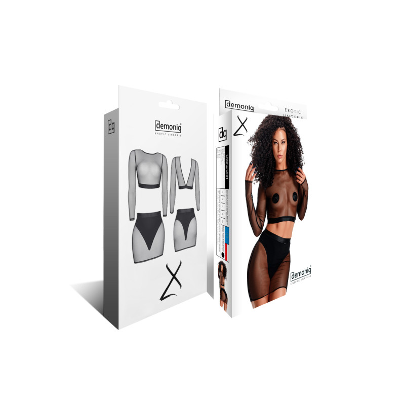 Комплект Demoniq LXCharo001 Чорний XL Комплект Demoniq LXCharo001 Чорний XL