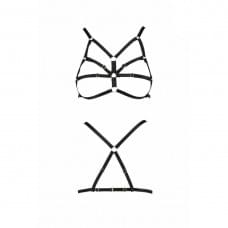 Бюстгальтер-стрепы Passion Exclusive ARMANDA BRA black L/XL