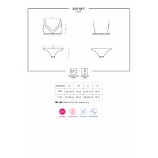 Комплект Obsessive 839-SET-1 Черный S/M