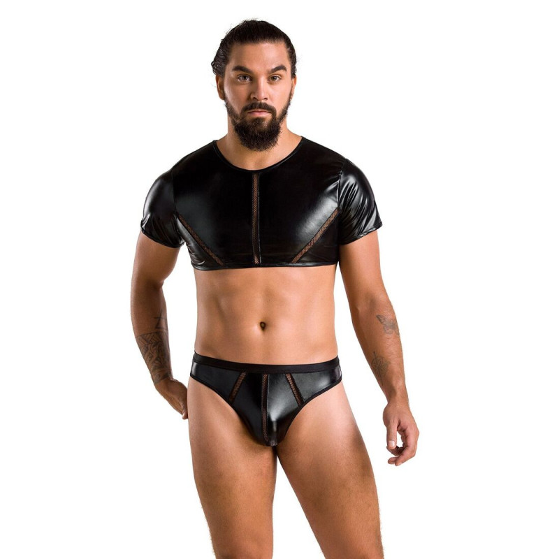 Комплект мужского белья под латекс Passion 057 Set Peter black XXL/XXXL Комплект мужского белья под латекс Passion 057 Set Peter black XXL/XXXL