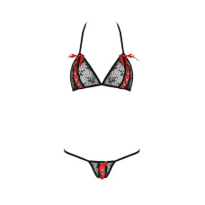 Комплект белья Passion MELISSA BIKINI black XXL/XXXL