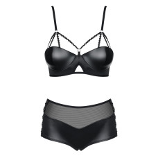 Комплект Obsessive Leatheria Чорний S/M