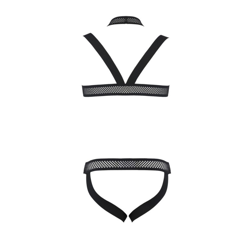 Комплект чоловічої білизни з кріпленнями Passion 043 Jacob black S/M Комплект чоловічої білизни з кріпленнями Passion 043 Jacob black S/M