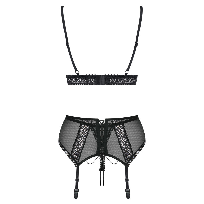 Комплект Obsessive 862-SEG-1 Черный L/XL