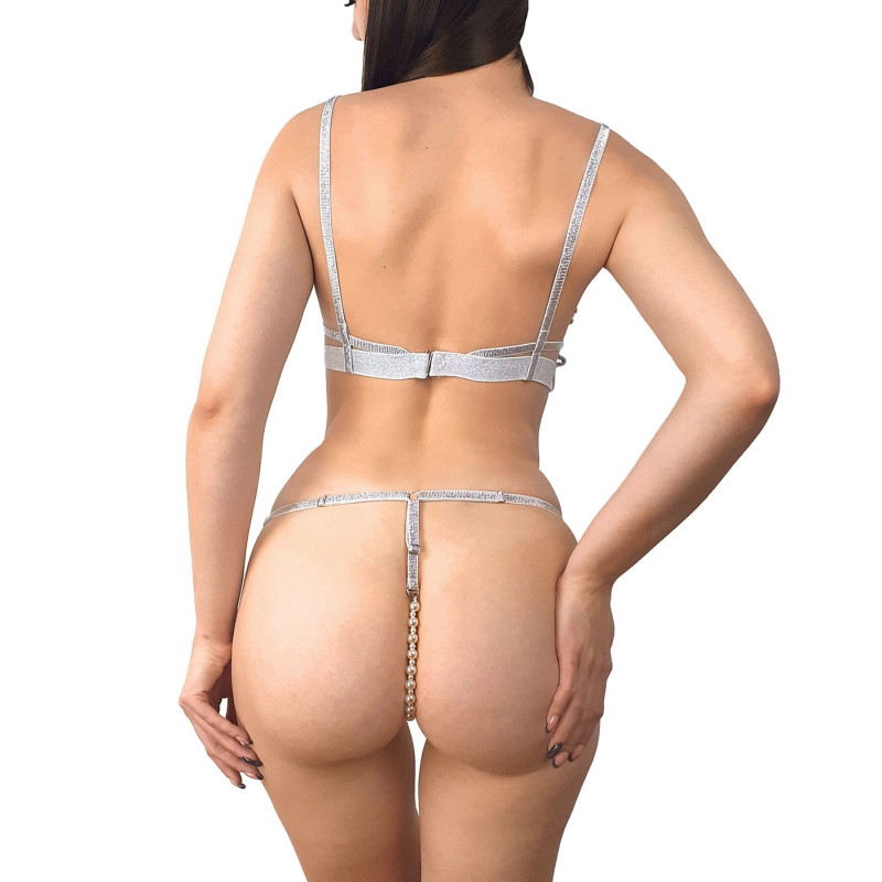 Сексуальный набор белья Art of Sex - Sweet Angel, размер L-2XL, цвет белый Сексуальный набор белья Art of Sex - Sweet Angel, размер L-2XL, цвет белый