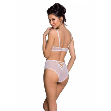 Эротический комплект с рисунком Passion LOVELIA BIKINI white XXL/XXXL