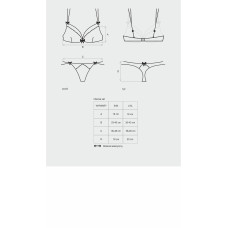 Комплект Obsessive Intensa Чорний L/XL