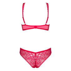 Комплект Obsessive Rougebelle Чорний S/M