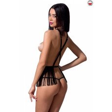 Комплект белья Passion INDRA SET OpenBra Черный XXL/XXXL