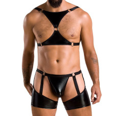 Комплект эротического мужского белья Passion 047 Set John black XXL/XXXL