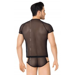 Комплект білизни SoftLine Shirt and Shorts 4607 Чорний M/L