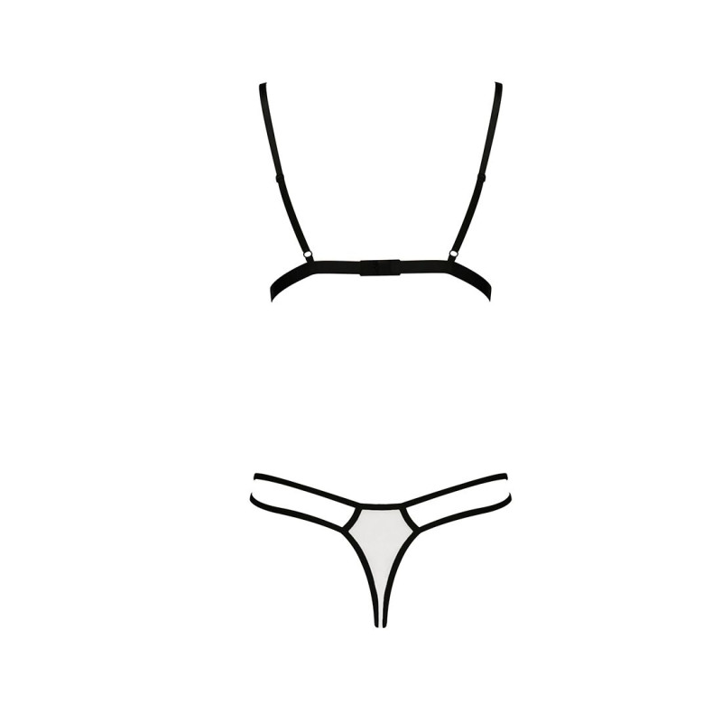 Комплект белья ORIHIME SET white S/M - Passion: стрепы: лиф и трусики Комплект белья ORIHIME SET white S/M - Passion: стрепы: лиф и трусики