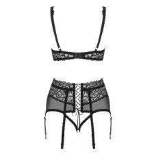 Комплект Obsessive 867-SEG-1 Чорний S/M