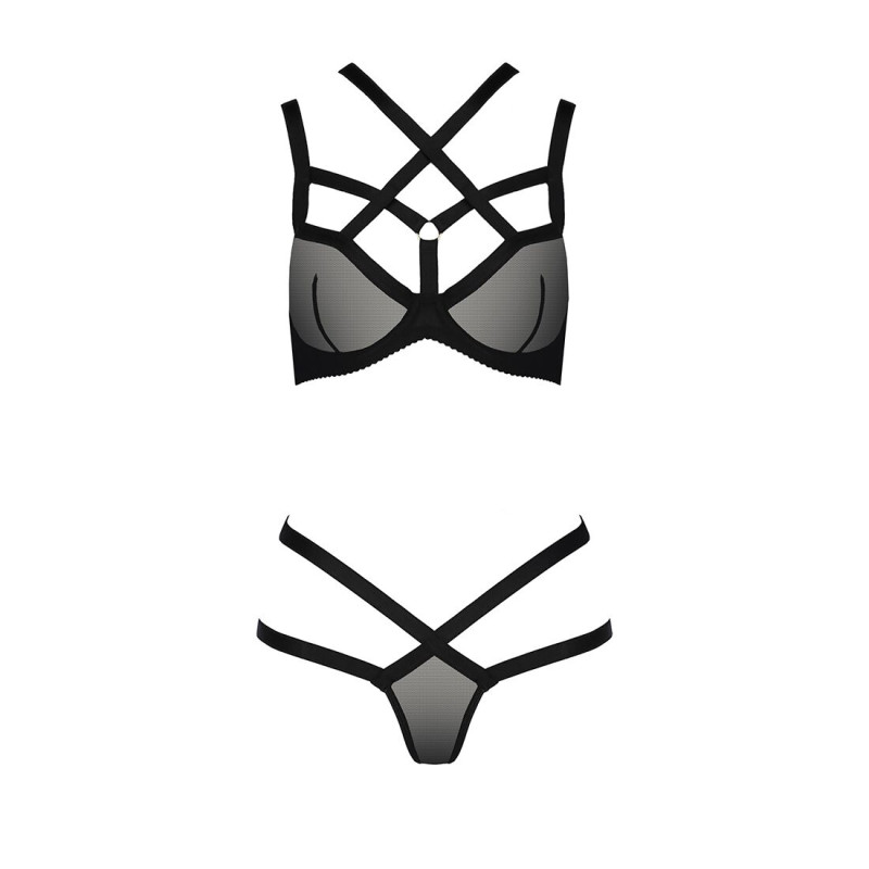 Комплект белья Passion HAGAR SET Черный L/XL Комплект белья Passion HAGAR SET Черный L/XL
